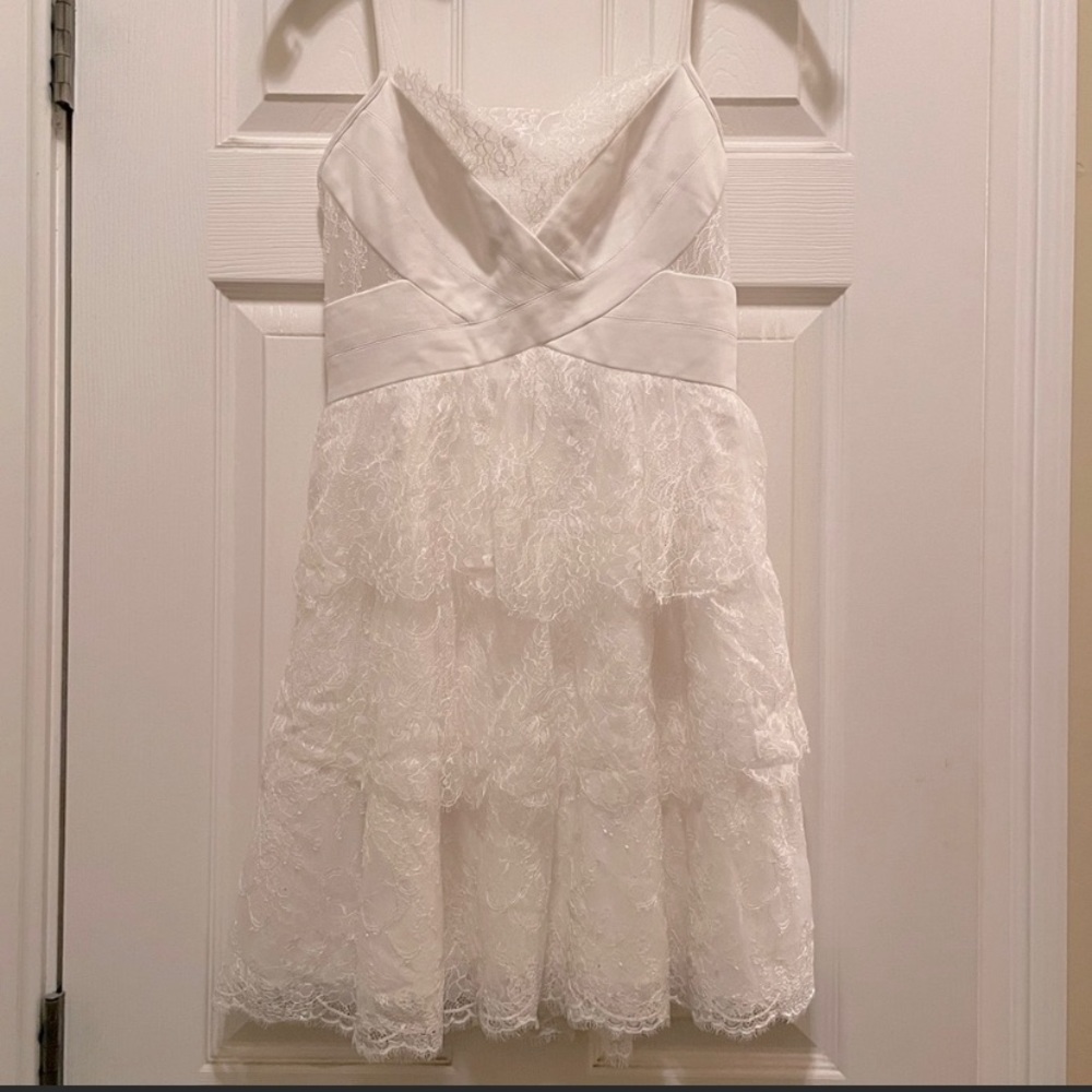 Bcbgmaxzaria lace dress women size M